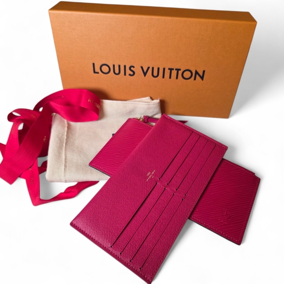 Louis Vuitton Limited Edition Felicie Pochette Red Epi Animal Print Bunny Bird - Picture 3 of 16